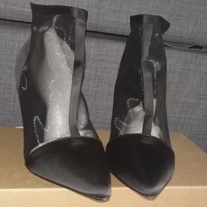 NEW LOOK MESH HEELED BOOT